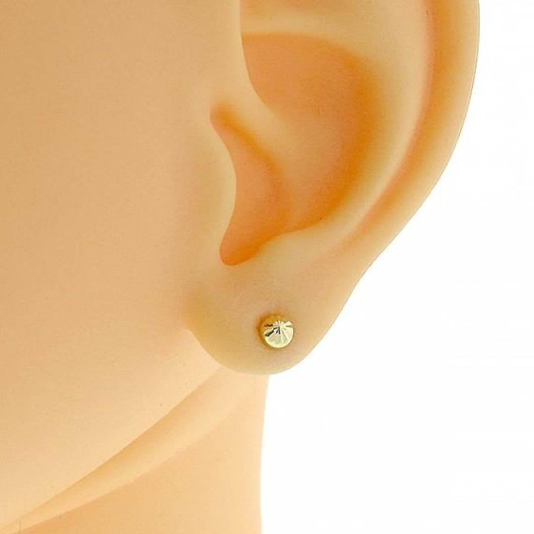 BRINCO BABY - MEIA BOLA DIAMANTADA 3MM - OA