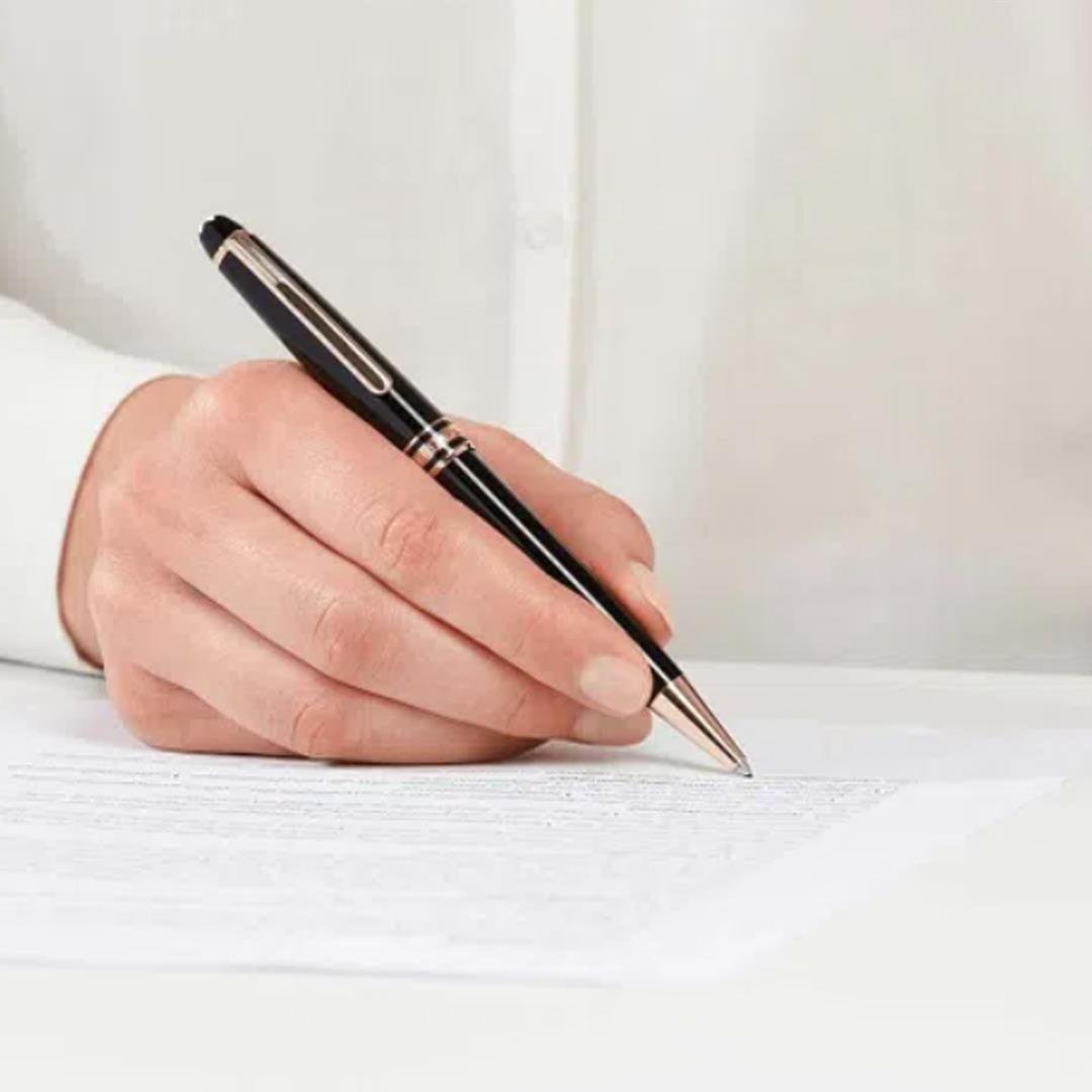 CANETA MONTBLANC CLASSIQUE MST - ESFERO - PLATINUM