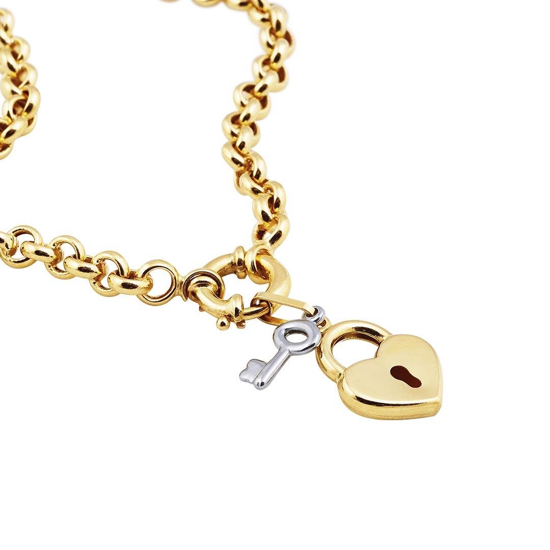 PINGENTE CADEADO DO AMOR OA - CHAVE OB