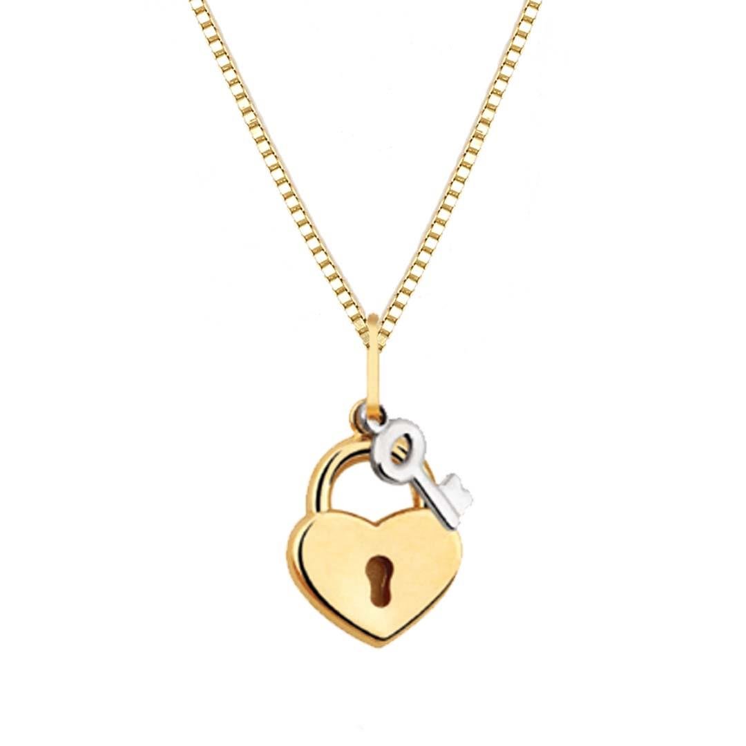 PINGENTE CADEADO DO AMOR OA - CHAVE OB