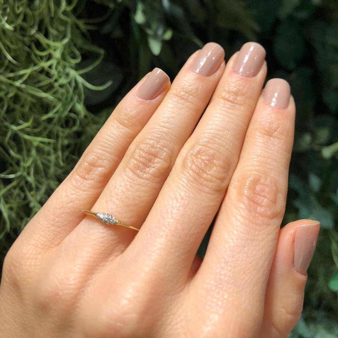 ANEL COM DIAMANTES - OA