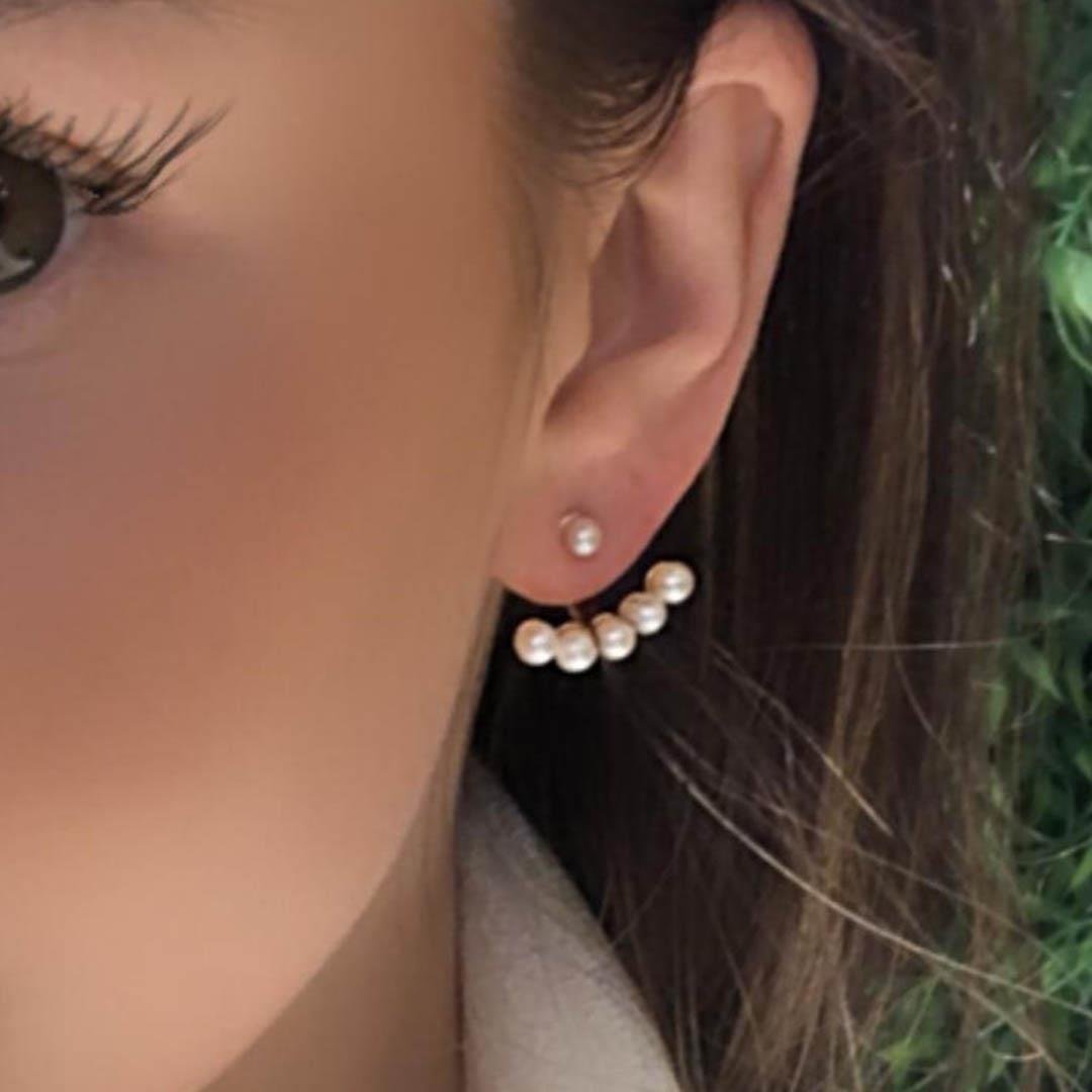 BRINCO EAR CUFF COM PÉROLAS