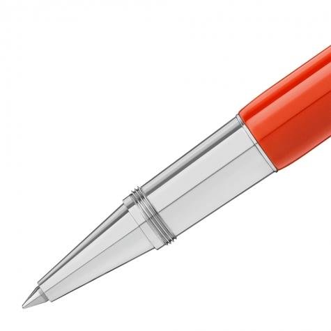 CANETA MONTBLANC ROLLER HERITAGE ROUGE NOIRE CORAL