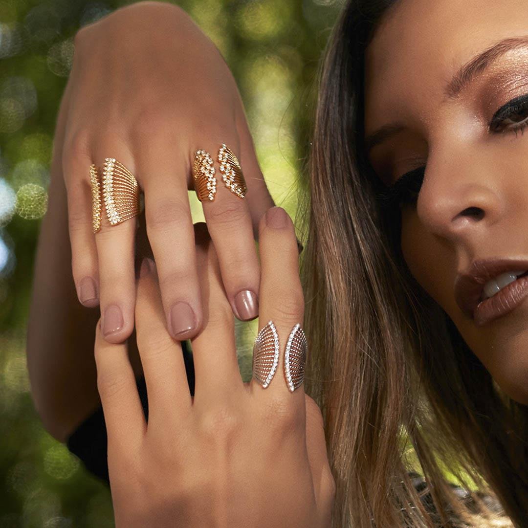 ANEL FENDA COM DIAMANTES 