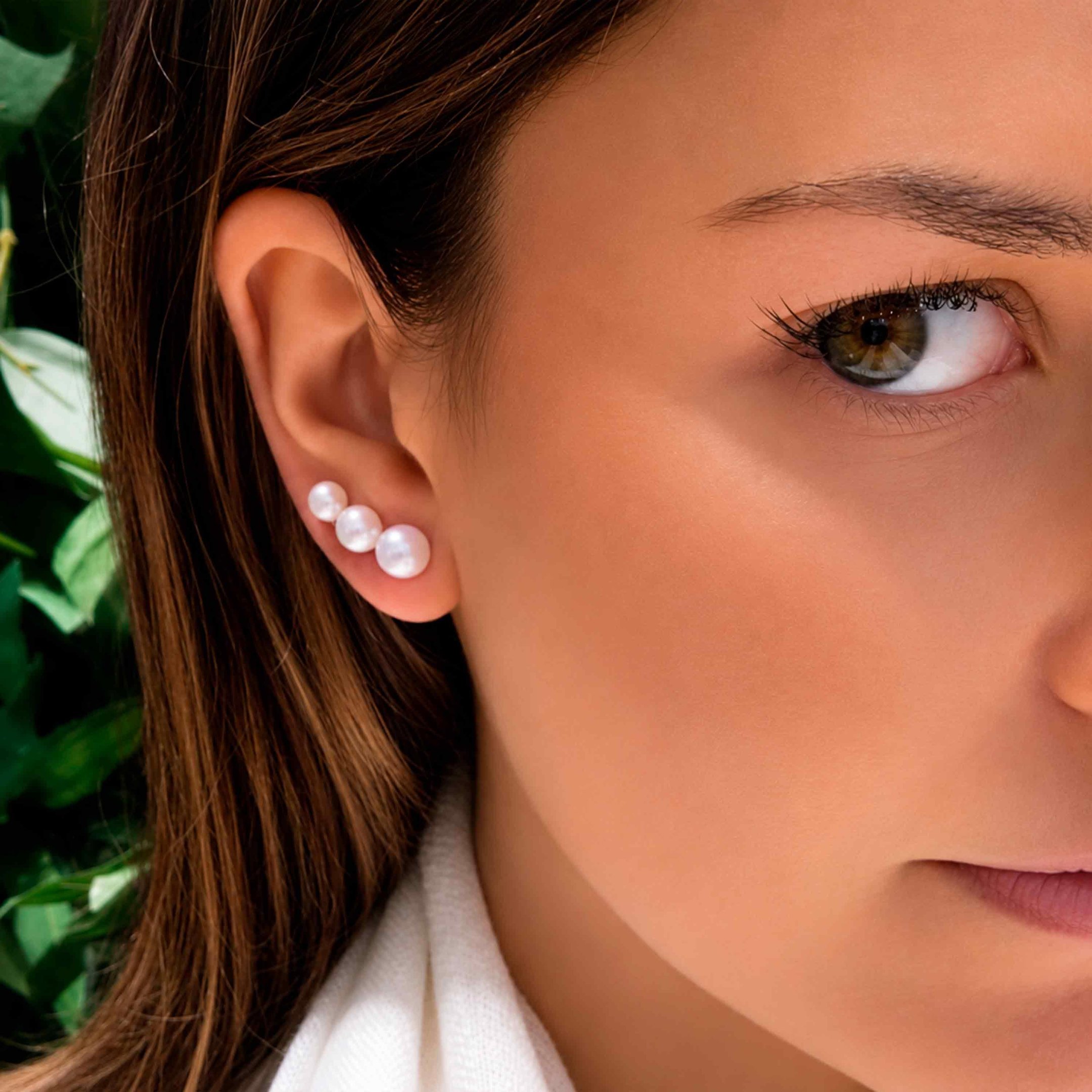 BRINCO EAR CUFF COM PÉROLAS - OA