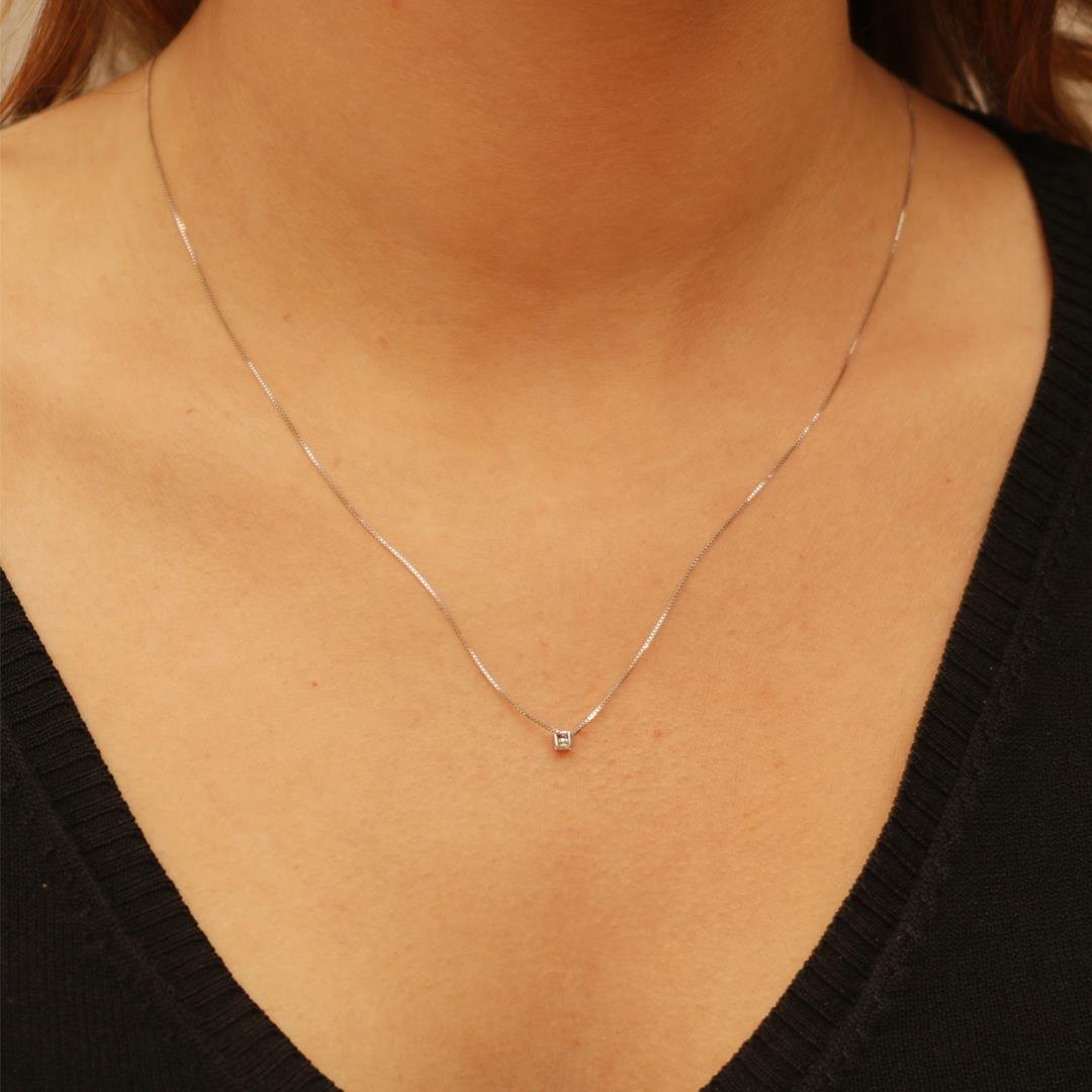 GARGANTILHA PONTO DE LUZ - DIAMANTE -5PTS - OB