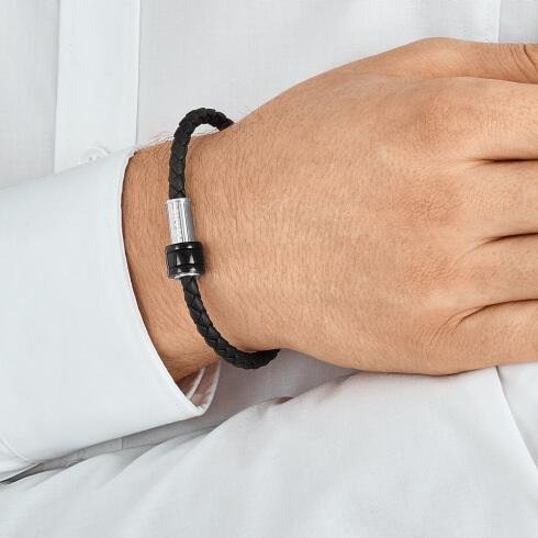 PULSEIRA MASCULINA MONTBLANC - M - PRETA