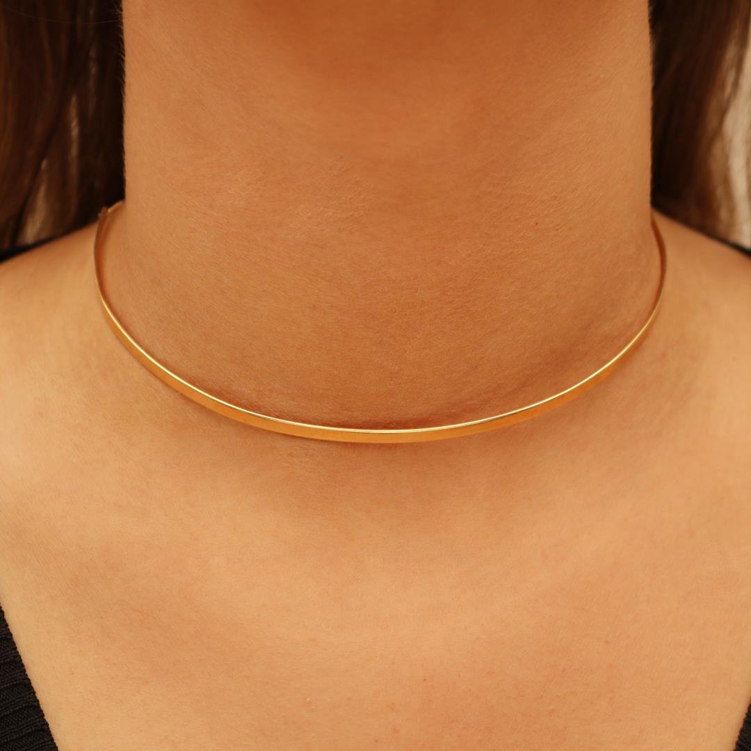 GARGANTILHA CHOKER - MINIMALISTA - OA