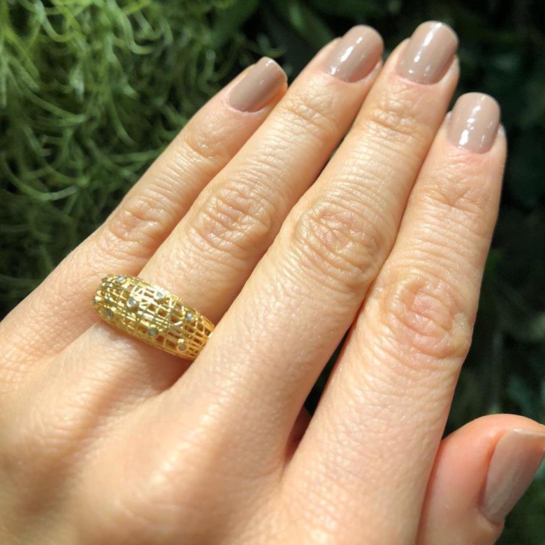 ANEL CREARE REDONDO MEDIO - DIAMANTES - OA