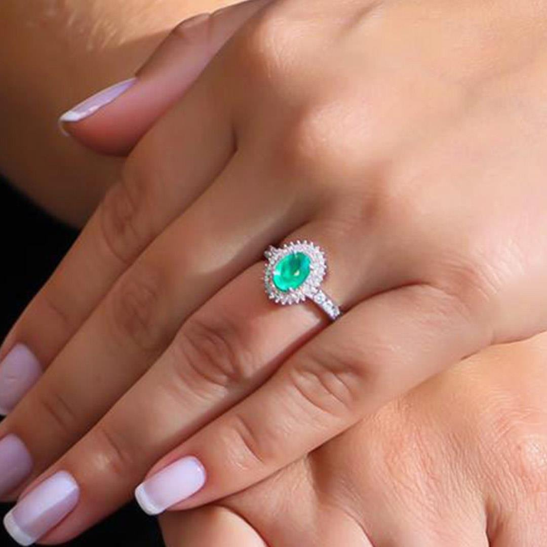 ANEL EVOLUTIO - ESMERALDA E DIAMANTES - OB