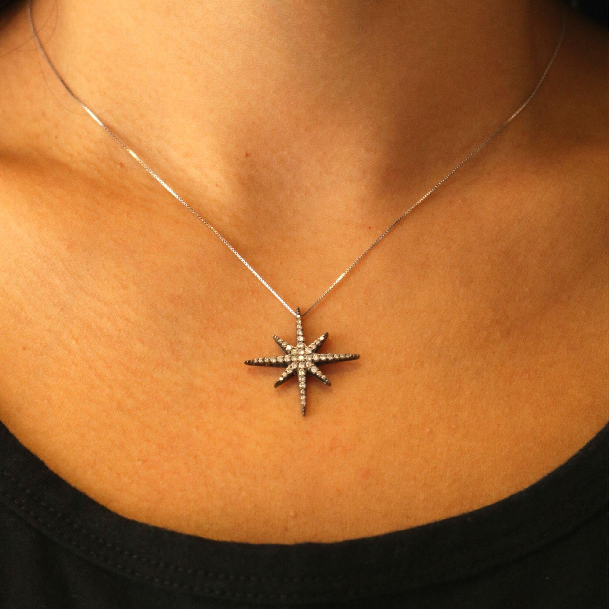 PINGENTE ESTELAR - DIAMANTE NEGRO