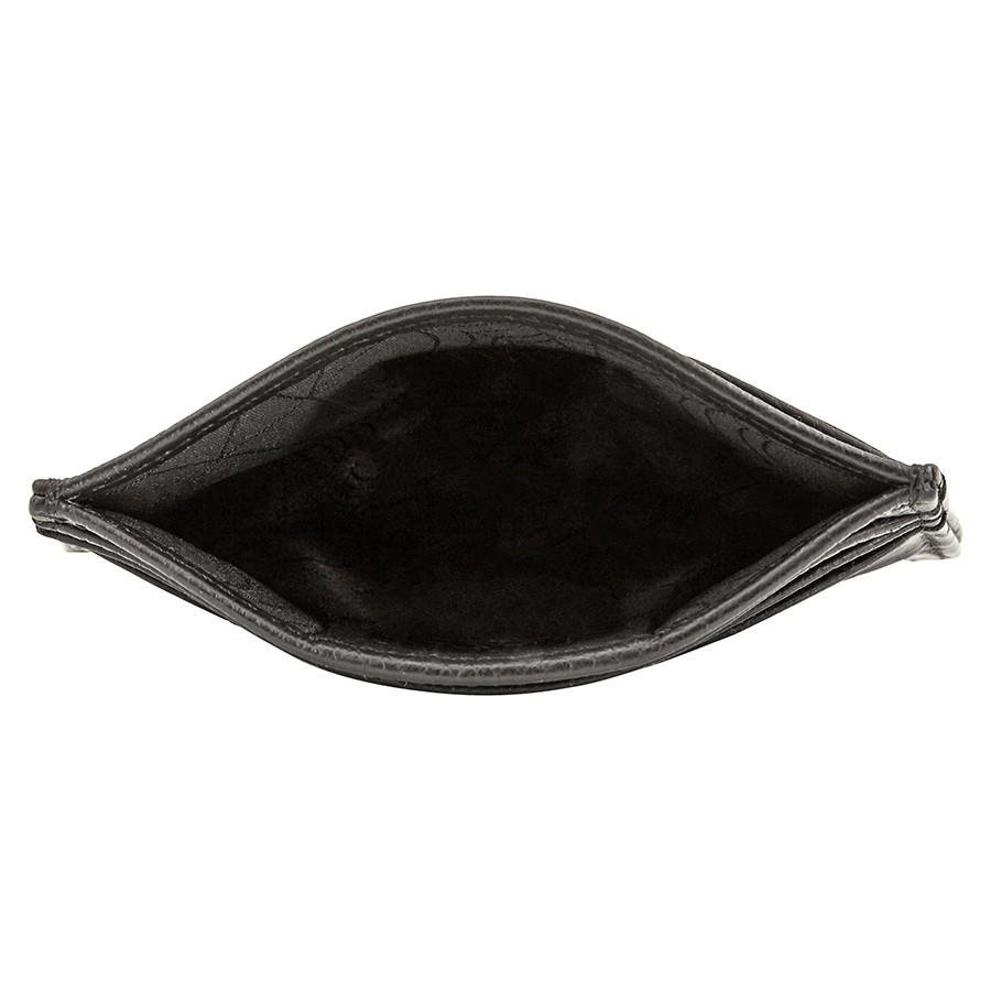 CARTEIRA MONTBLANC - BOLSO MST SOFT GRAIN COMBI - 6CC PRETO