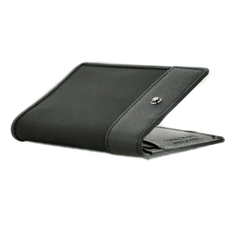 PORTA CARTÃO MONTBLANC- SARTORIAL JET- PRETO