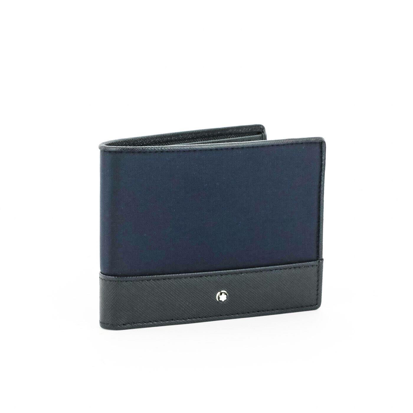 CARTEIRA MONTBLANC - 6CC SARTORIAL JET - AZUL