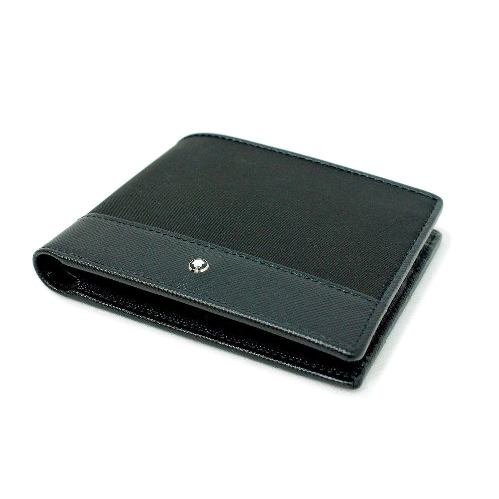 CARTEIRA MONTBLANC - 8CC SARTORIAL JET - PRETA