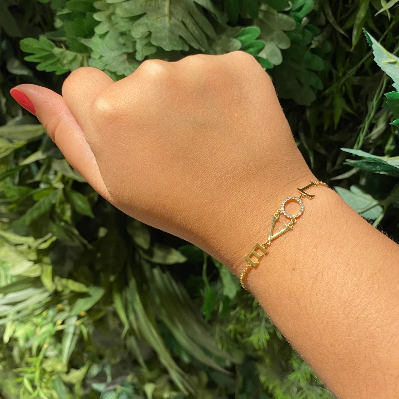 PULSEIRA LOVE - DIAMANTES - OA
