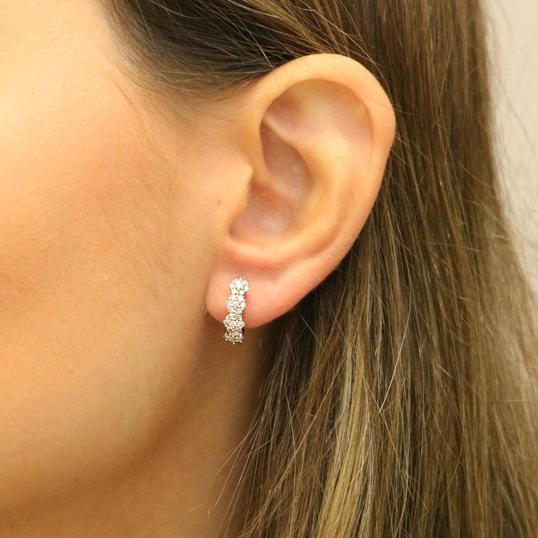 BRINCO ARGOLA 13MM - DIAMANTES - OB