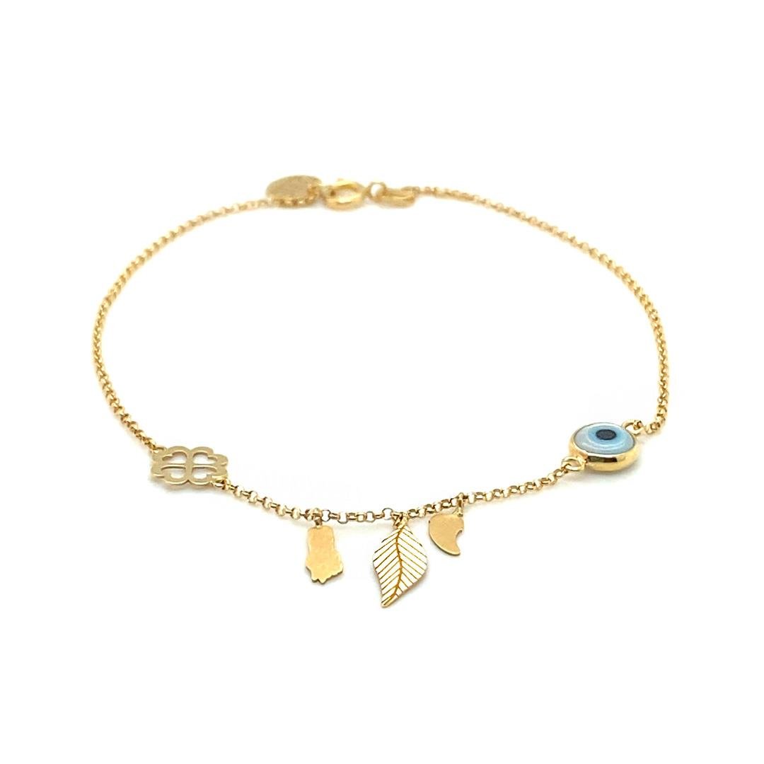 PULSEIRA TREVO - OLHO E PATUA - OA