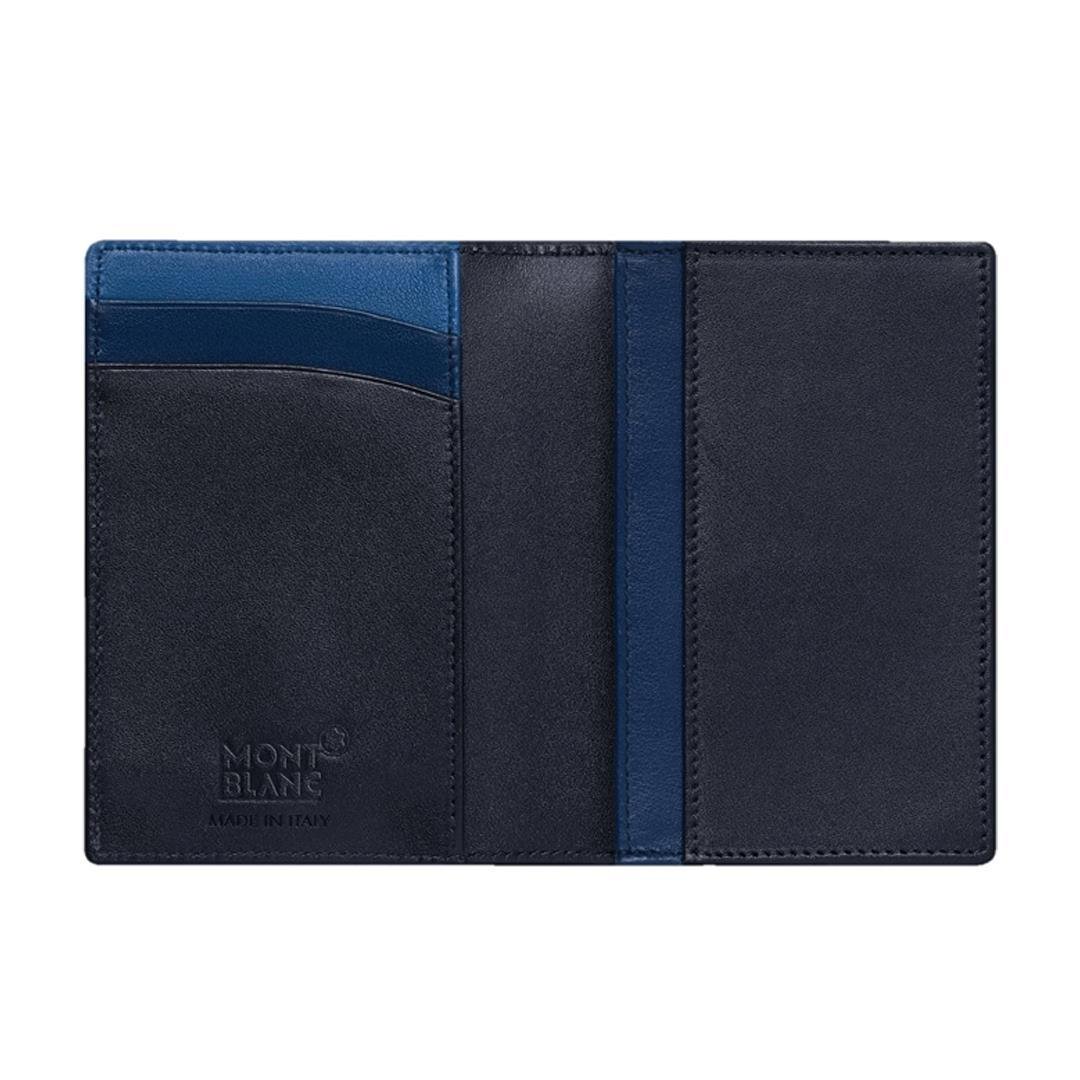 PORTA CARTÃO DE VISITA MONTBLANC - MEISTERSTUCK C/ DIV - AZUL