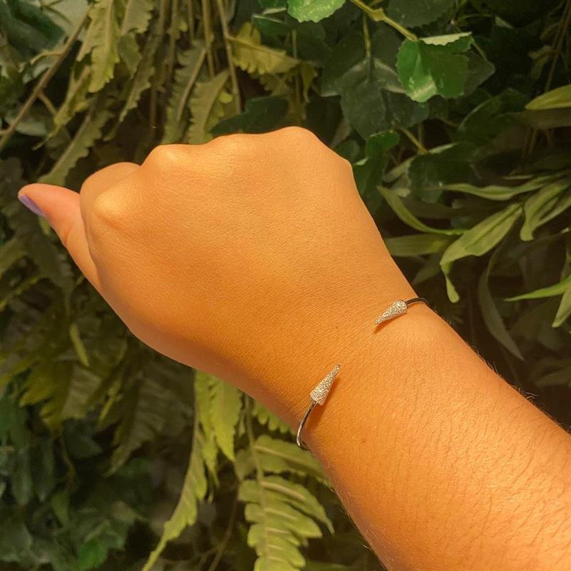BRACELETE CONE - DIAMANTES - OB