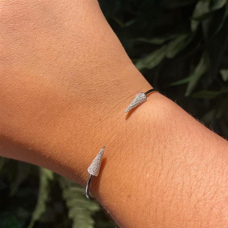 BRACELETE CONE - DIAMANTES - OB