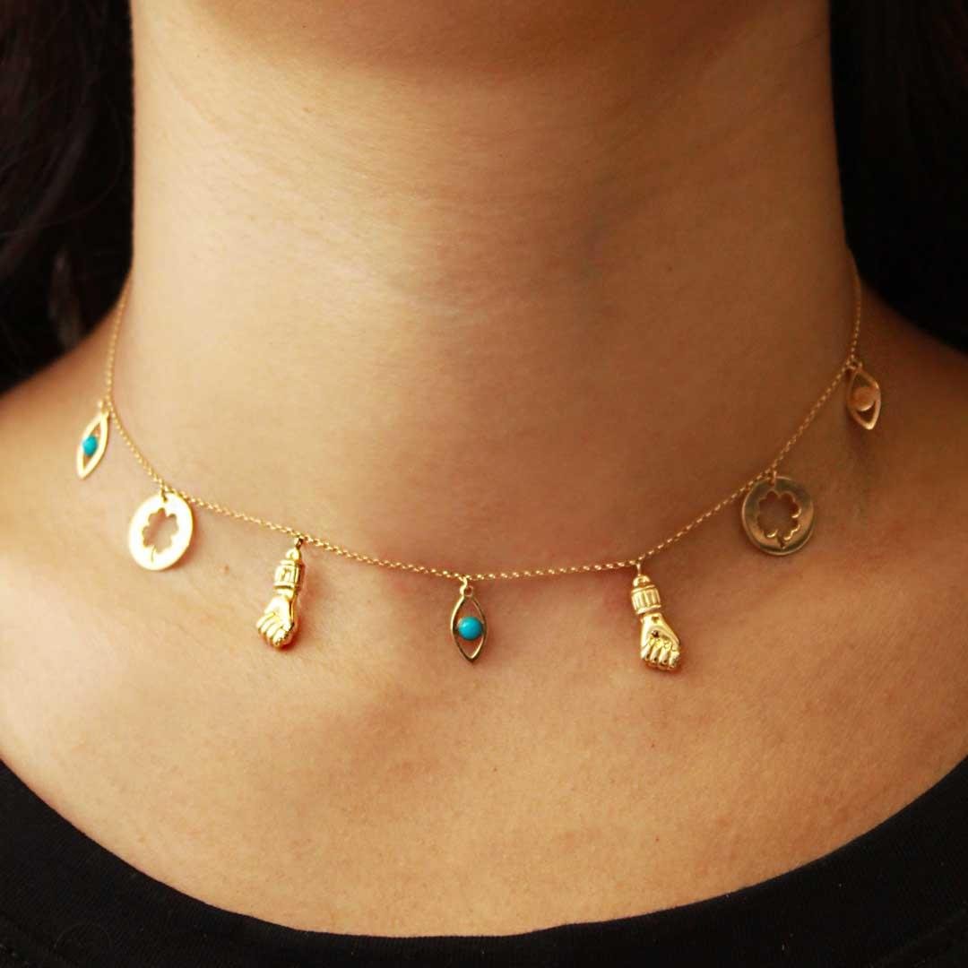COLAR CHOKER PROTEÇÃO SHIELD - OA 
