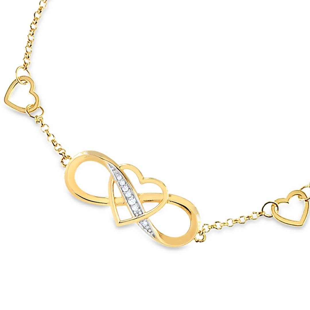 PULSEIRA INFINITY - CORAÇÃO E DIAMANTES - OA