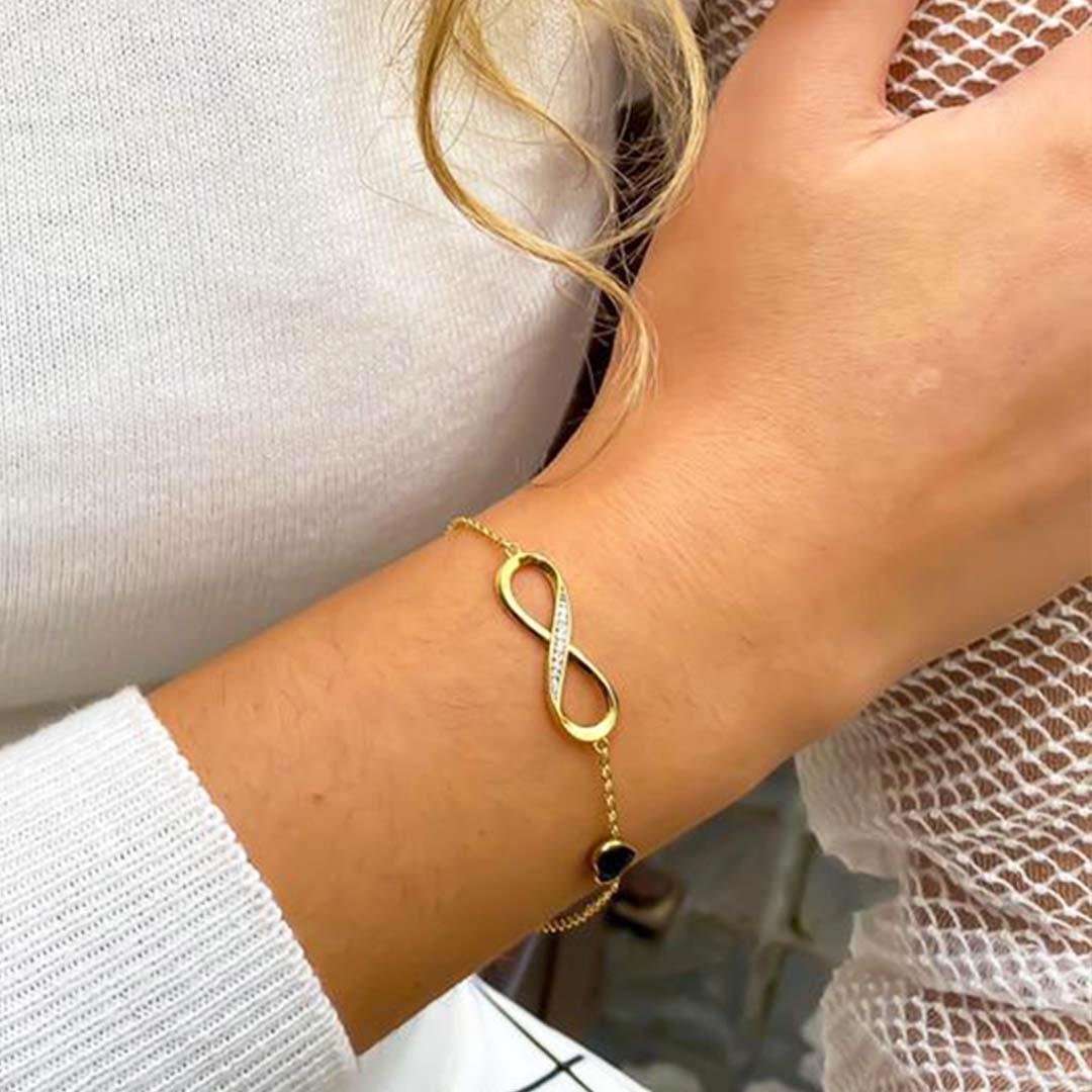 PULSEIRA INFINITY - DIAMANTES E ONIX - OA