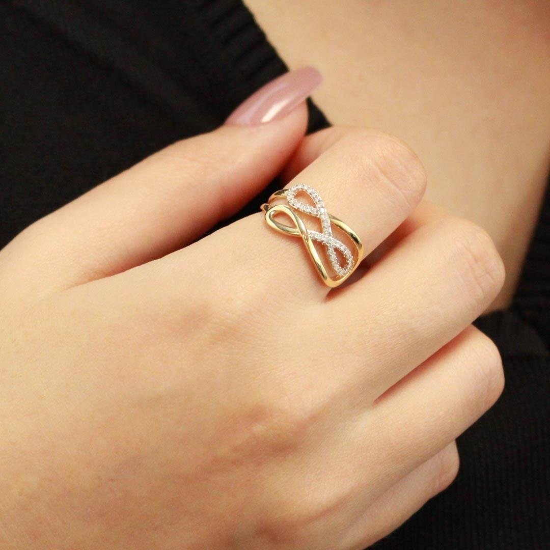 ANEL INFINITY TRIPLO - DIAMANTES - OA