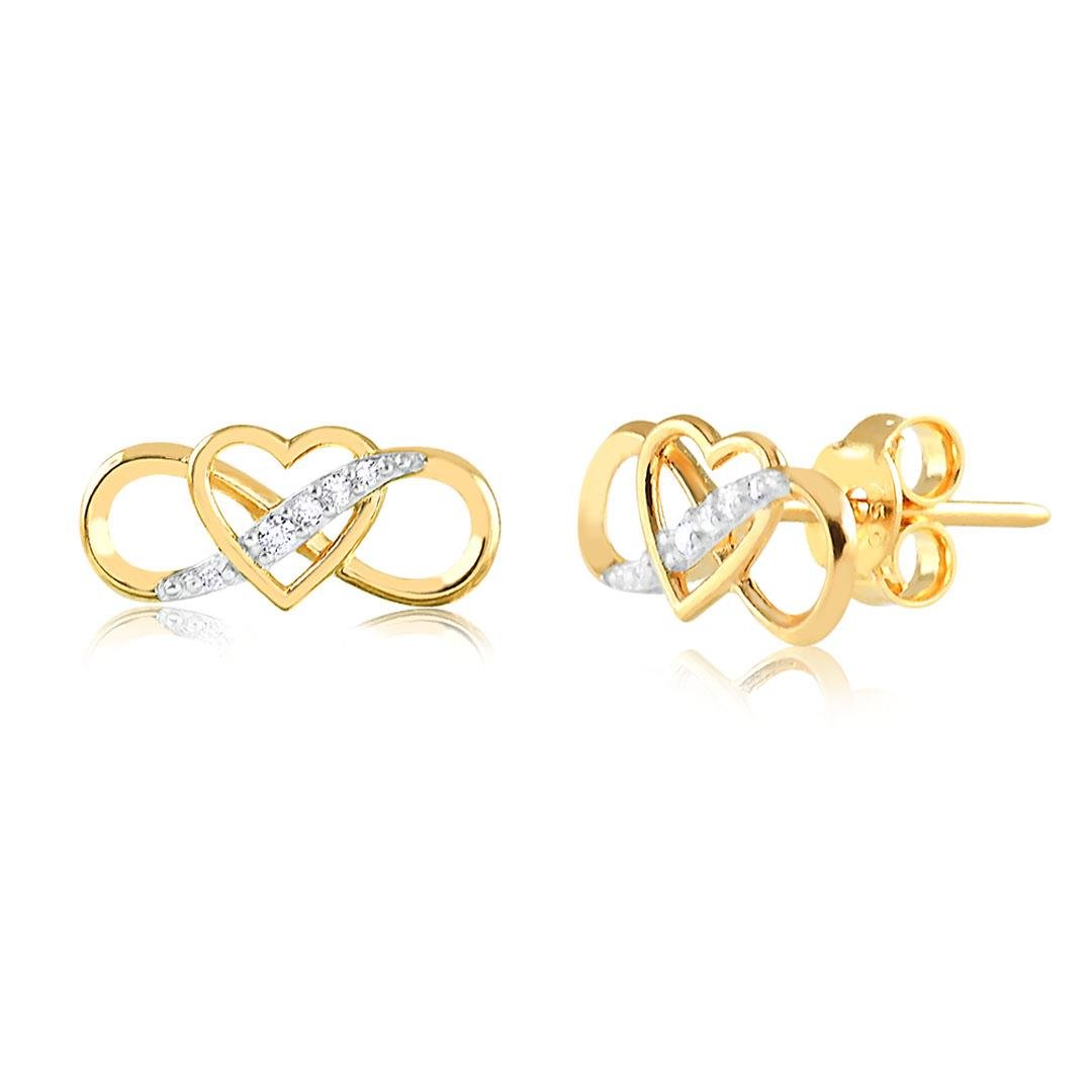 BRINCO INFINITY - CORAÇÃO E DIAMANTES - OA