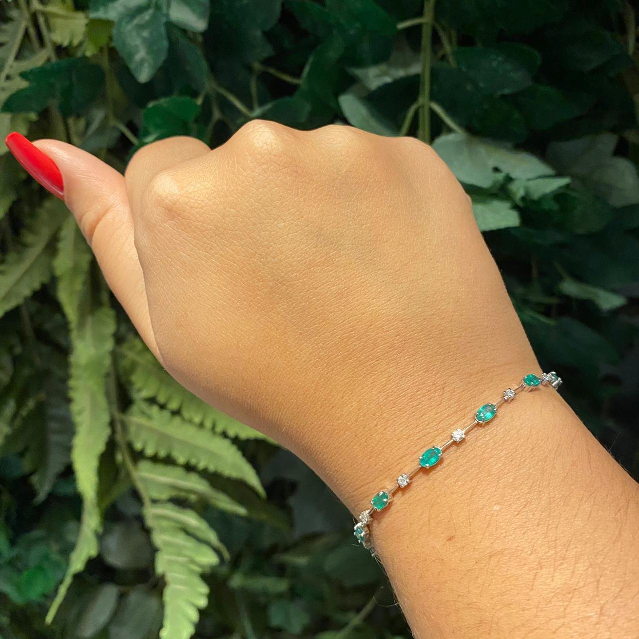PULSEIRA ESMERALDAS E DIAMANTES - OB