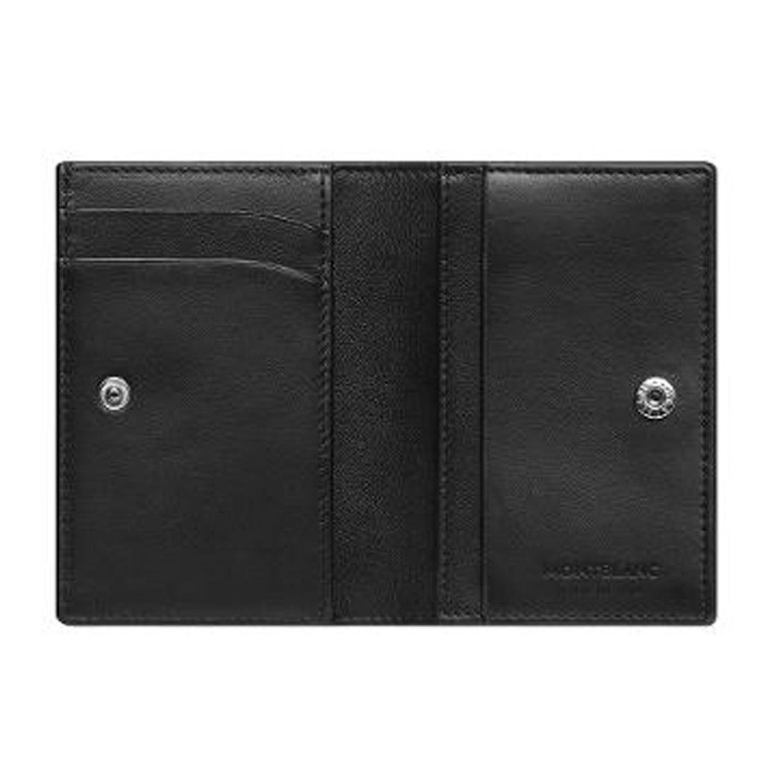 PORTA CARTÃO MONTBLANC - MEISTERSTUCK SOFT GRAIND - PRETO