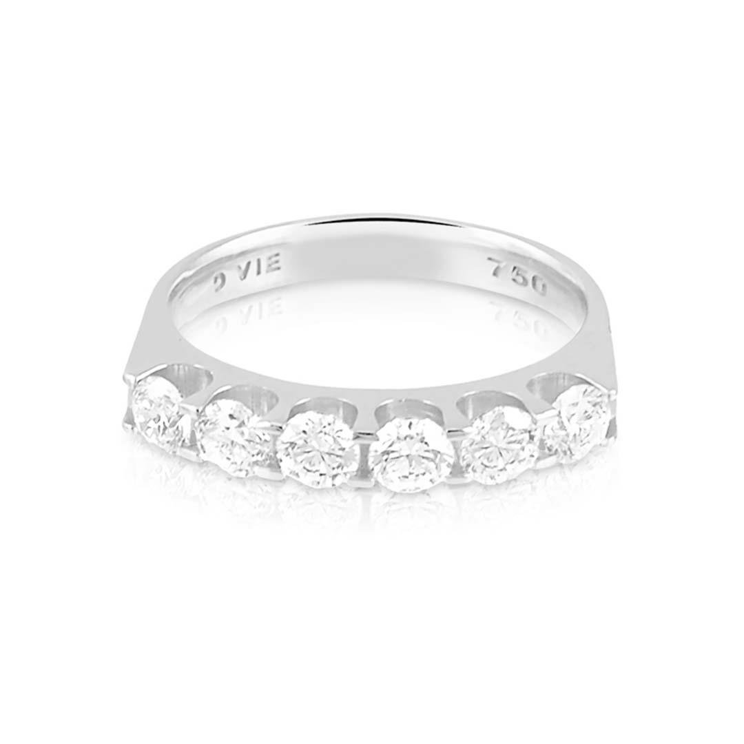 ANEL MEIA ALIANÇA SUPREMA - DIAMANTES - 20PTS - OB