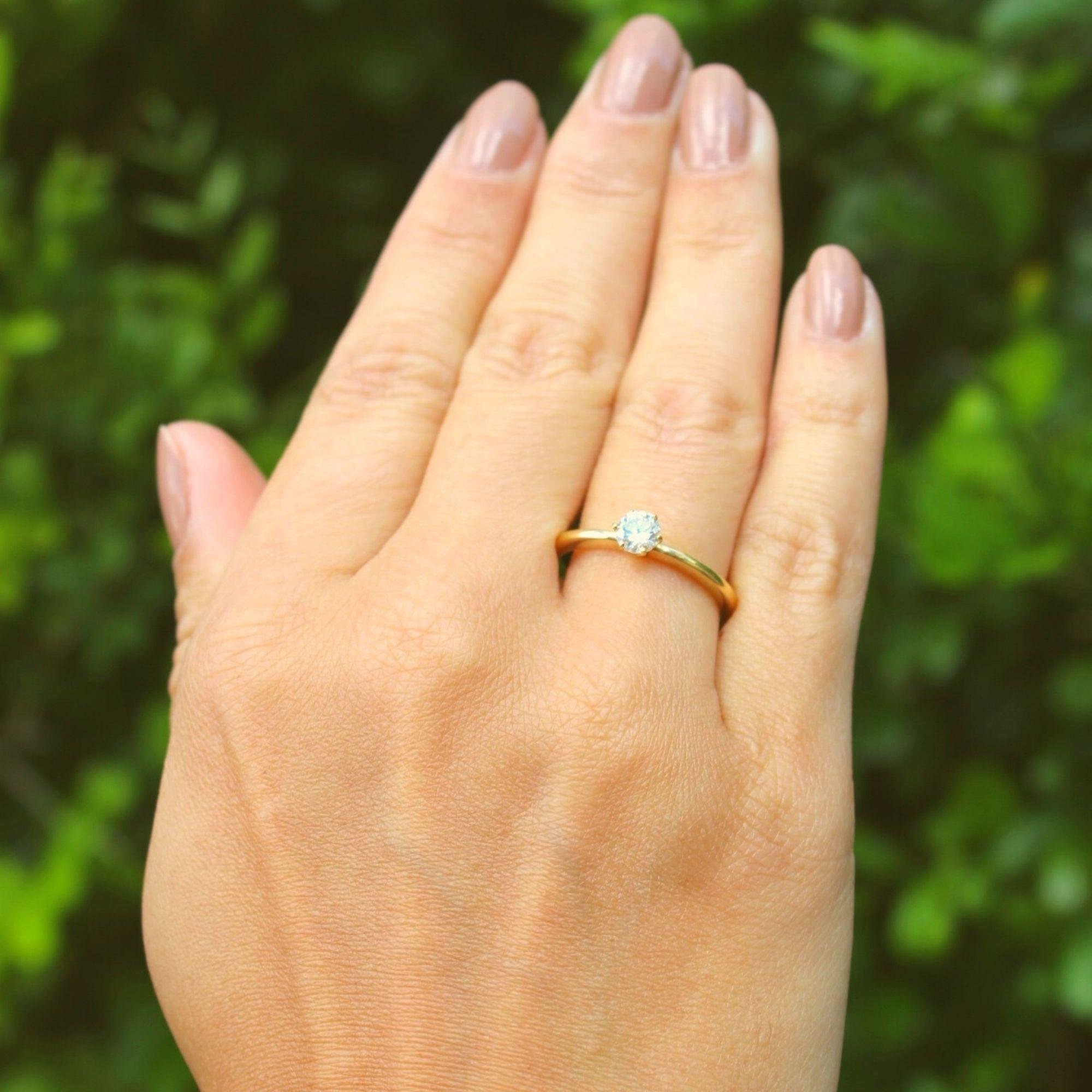 ANEL SOLITÁRIO - PASSION CLASSIC - 40PTS - OA