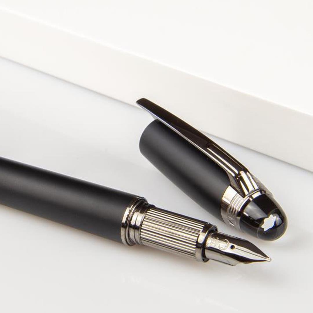 CANETA MONTBLANC TINTEIRO STAR WALKER ULTRA BLACK - M