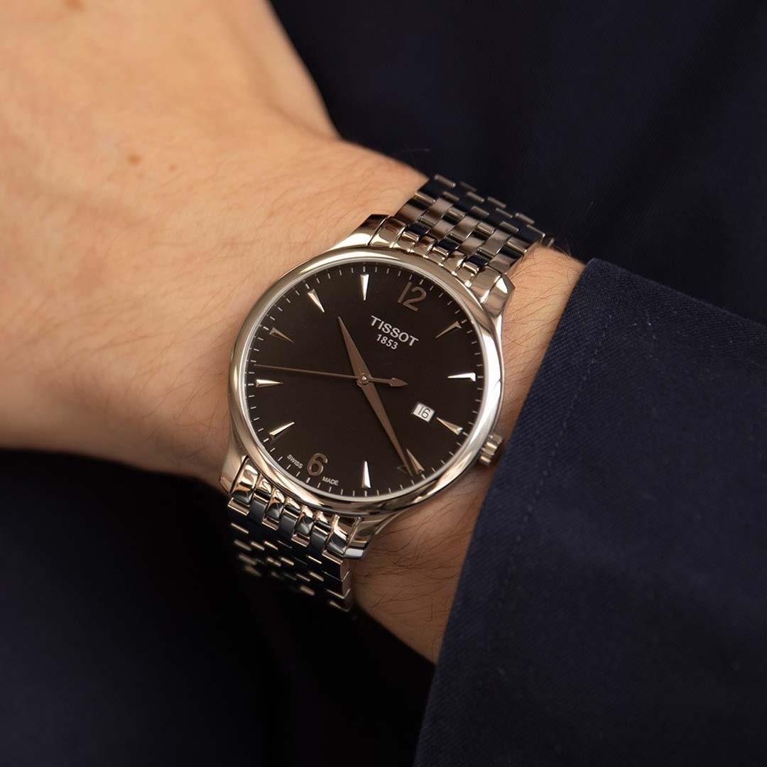 RELOGIO TISSOT TRADITION - PRETO - AÇO