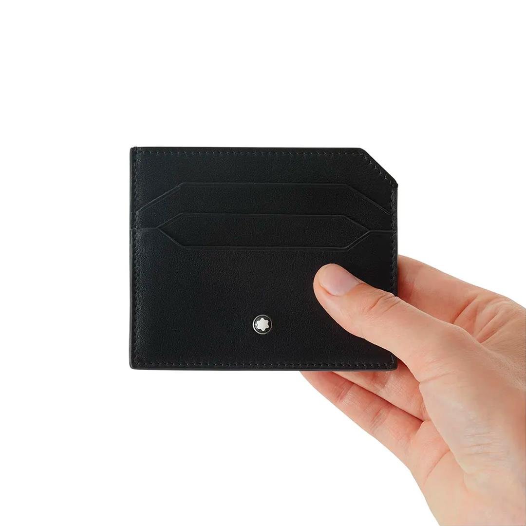 PORTA CARTÃO MONTBLANC - SELECTION SOFT 6CC - PRETO