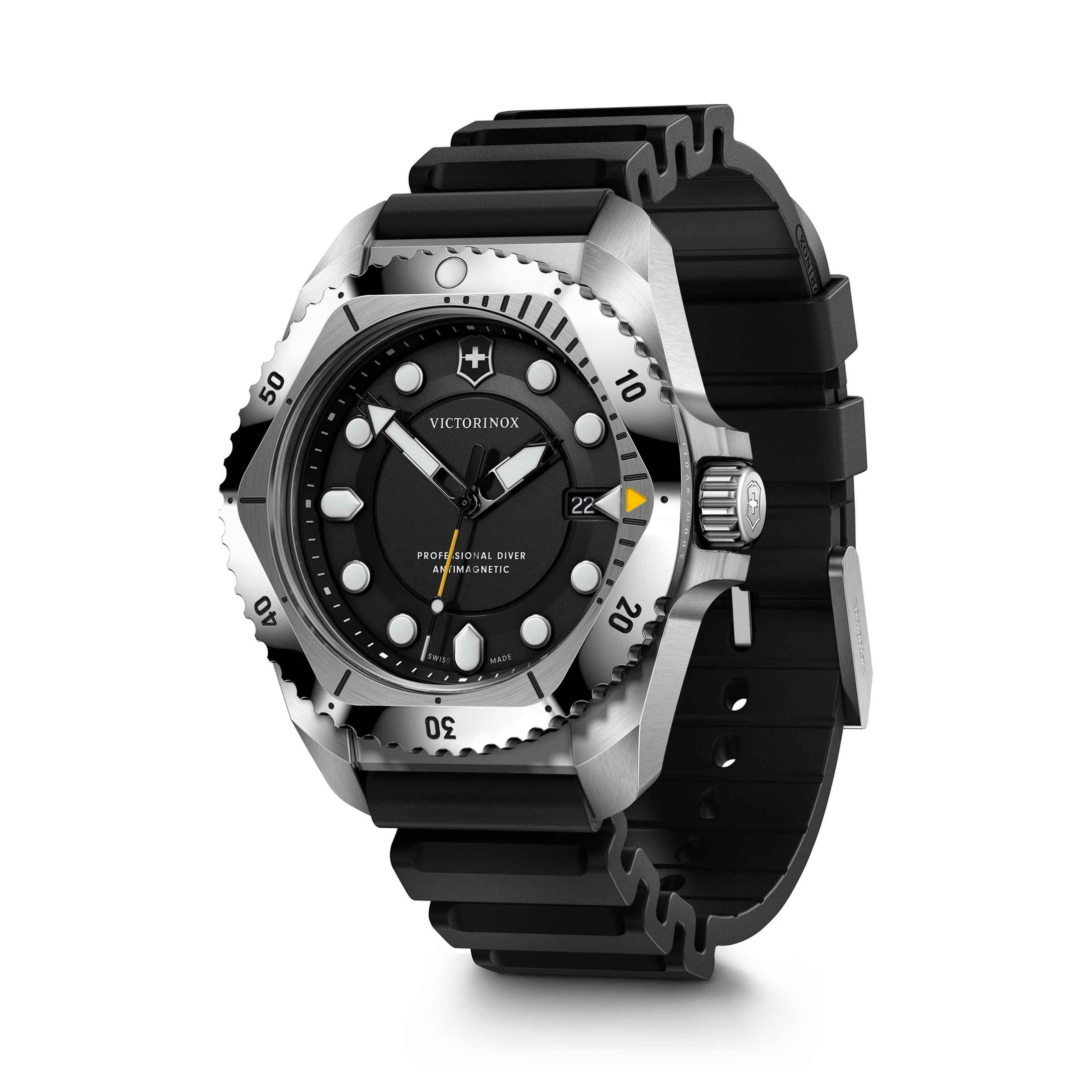 RELOGIO VICTORINOX - DIVE PRO - QUARTZO - BORRACHA - PRETO