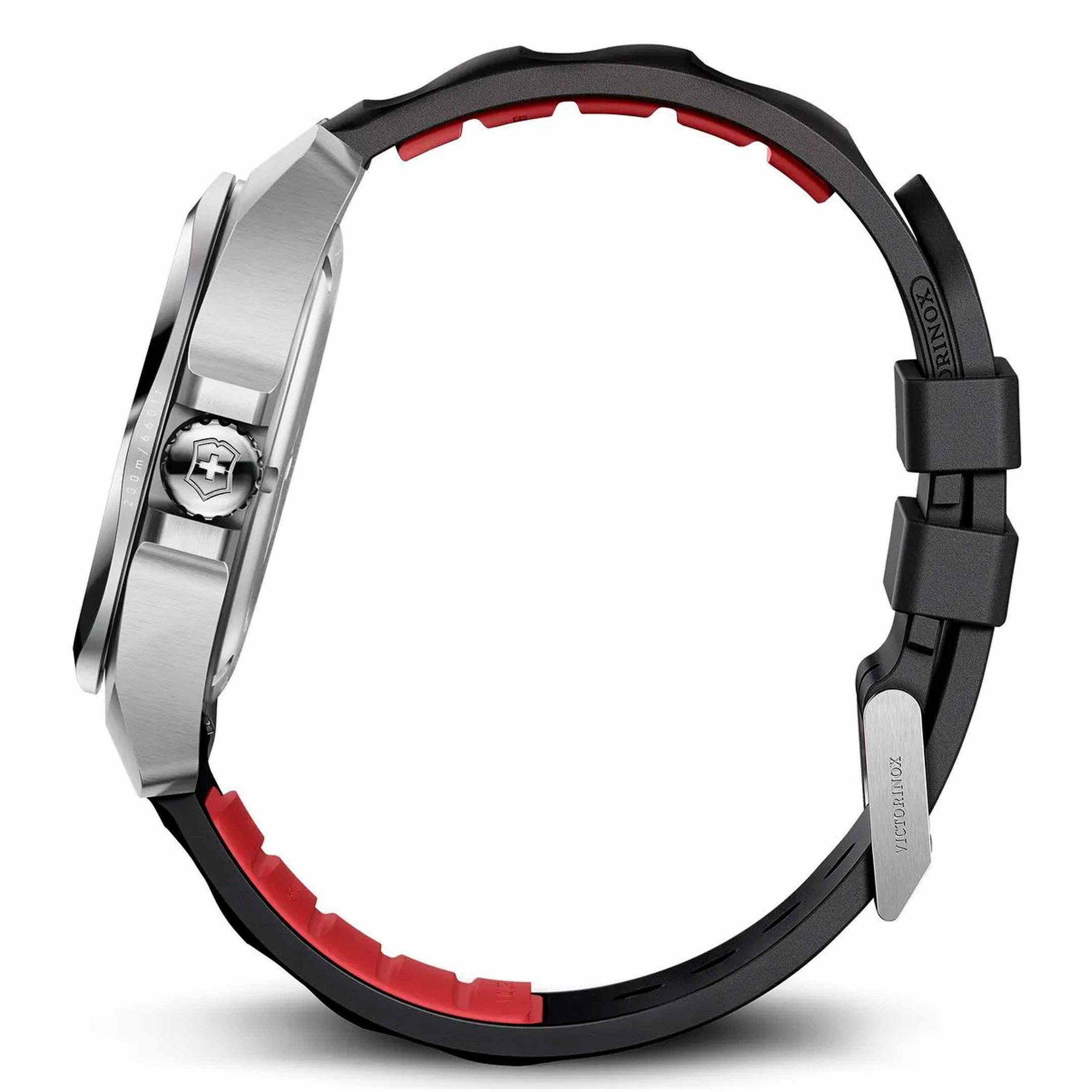 RELOGIO VICTORINOX - I.N.O.X - V - QUARTZO - BORRACHA - BRANCO